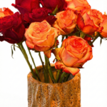 Ekvatör Gülleri – Kırmızı & Bi Color Pembe Buketi - Görsel 2