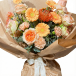 Gerbera Mini Somon Buketi - Görsel 2