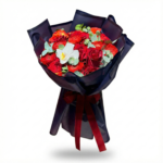 Kırmızı Ranunculus (Erençgil) Buketi