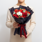 Kırmızı Ranunculus (Erençgil) Buketi - Görsel 3