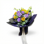 Lila Lisianthus Buketi