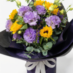 Lila Lisianthus Buketi - Görsel 2