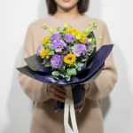 Lila Lisianthus Buketi - Görsel 3