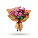 Mini Gerbera Pembe Buketi