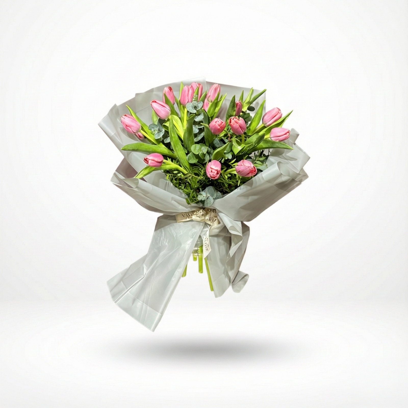 Pembe Standart Hollanda Okaliptus1 Pembe Standart Hollanda Buketi - Görsel 1